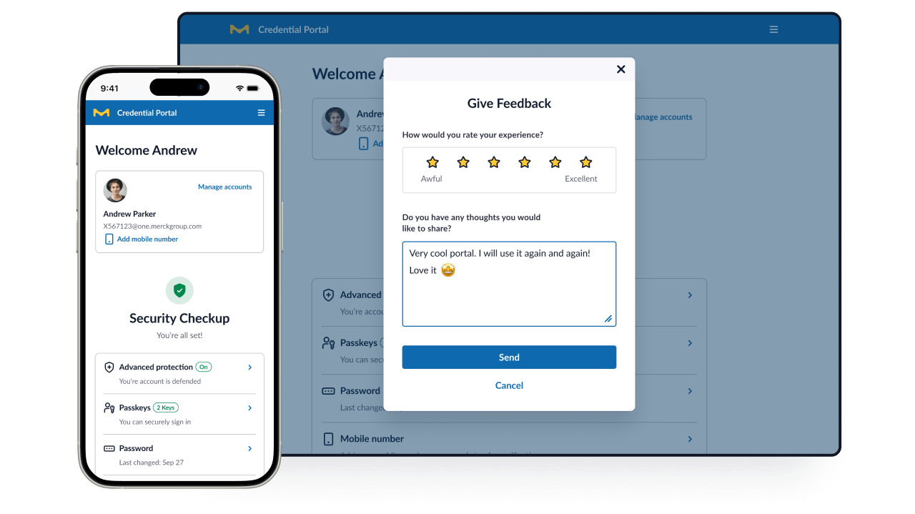 UX Relaunch: Enterprise Credential Management Portal für globalen Chemiekonzern